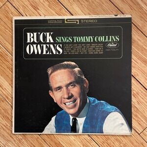 Buck Owens Sings Tommy Collins LP vintage vinyl record country gene vincent folk